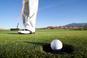 Golfer Putting